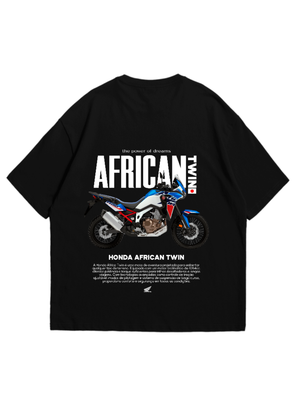 XIIWEE Africa Twin Oversize Premium T-Shirt